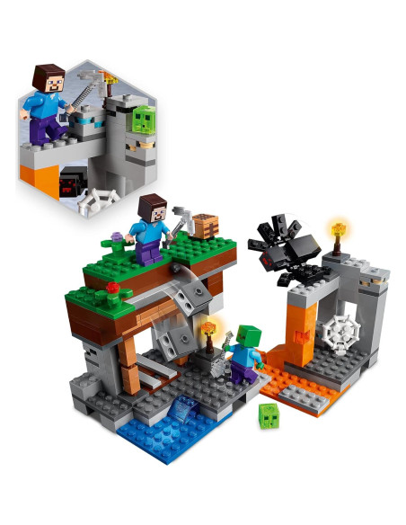 LEGO Minecraft La Mina Abandonada 21166 - Juguete de Construcción LEGO Minecraft La Mina Abandonada 21166 - Juguete de Construcción