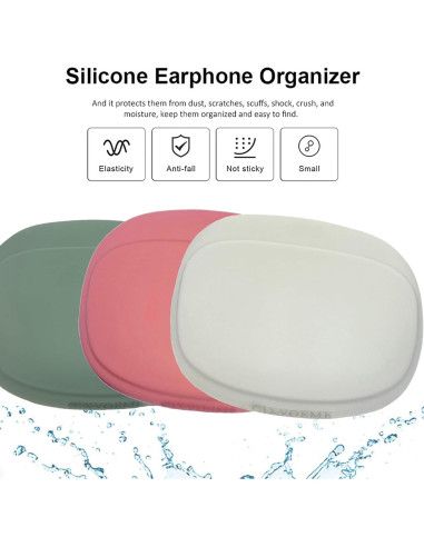 Organizador de Auriculares de Silicona CIXVOEMK - 3 Colores