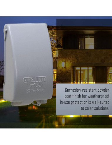 Cubierta Metálica TayMac MX4280S 1-Gang a Prueba de Climas