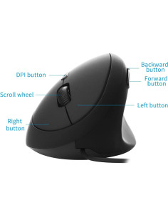 Ratón Ergonómico Vertical YOUCUN CM0293 800/1200/1600 DPI 2