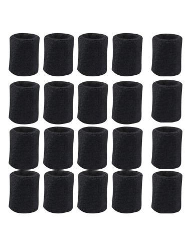 10 Pares de Muñequera Deportiva Payanwin - Absorbentes de Sudor