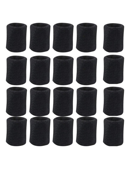 10 Pares de Muñequera Deportiva Payanwin - Absorbentes de Sudor