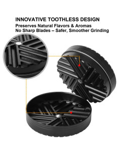 Molino de Especias y Hierbas CYT Prime 6.35 cm Aluminio Negro 2