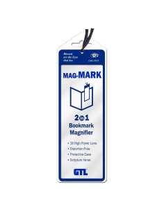 Marcador de Página Lupa G.T. Luscombe 3X con Estuche