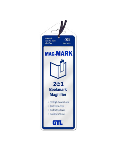 Marcador de Página Lupa G.T. Luscombe 3X con Estuche