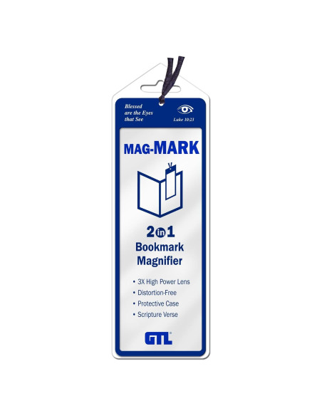 Marcador de Página Lupa G.T. Luscombe 3X con Estuche