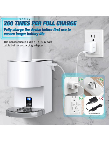 Dispensador Automático de Pasta de Dientes Monstake Blanco 6 Niveles