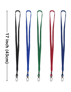 Cintas de Cuello Azul Beebel 100 Unidades Clip Giratorio 2