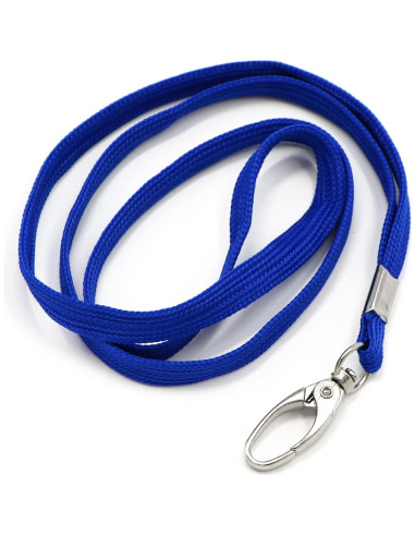 Cintas de Cuello Azul Beebel 100 Unidades Clip Giratorio