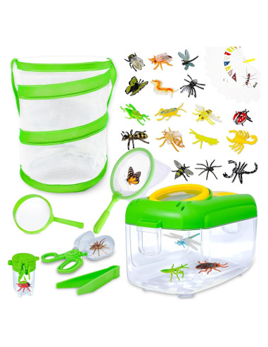 Kit de Captura de Insectos Bbiamsleep 32 Piezas con Visor