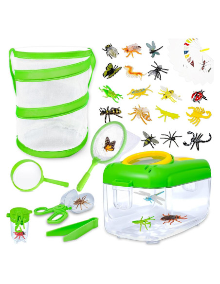 Kit de Captura de Insectos Bbiamsleep 32 Piezas con Visor