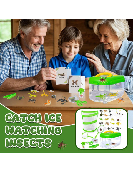 Kit de Captura de Insectos Bbiamsleep 32 Piezas con Visor