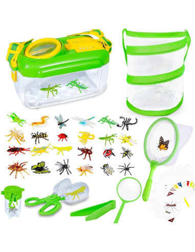 Kit de Captura de Insectos Bbiamsleep 32 Piezas con Visor
