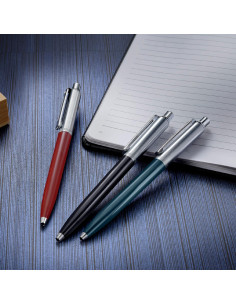 Bolígrafo Sheaffer Sentinel Negro con Acabado en Cromo 2