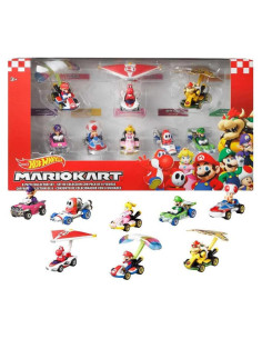 Conjunto Coleccionista Hot Wheels Mario Kart 8 Autos 1:64