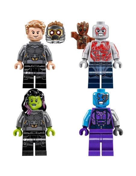 LEGO Super Héroes Milano vs Abilisk 76081 Juguete 4 Minifiguras LEGO Super Héroes Milano vs Abilisk 76081 Juguete 4 Minifiguras