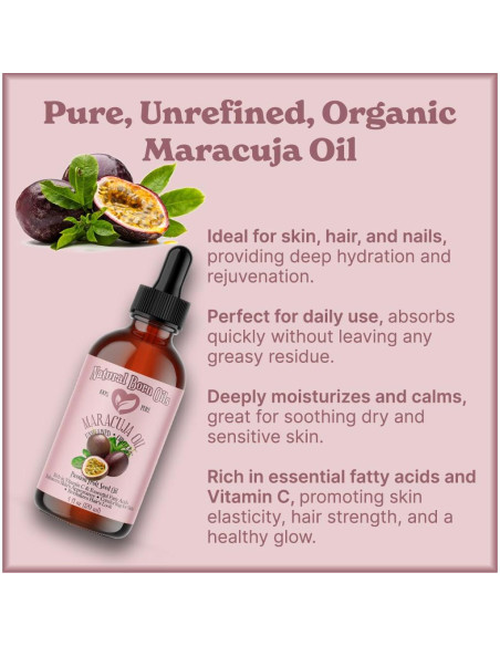 Aceite de Maracuyá Natural Born Oils 3.63 kg Orgánico Prensado en Frío
