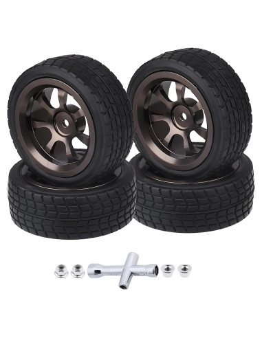 Llantas de Coche de Carreras 1/10 Hobbyfire Aluminio 67mm