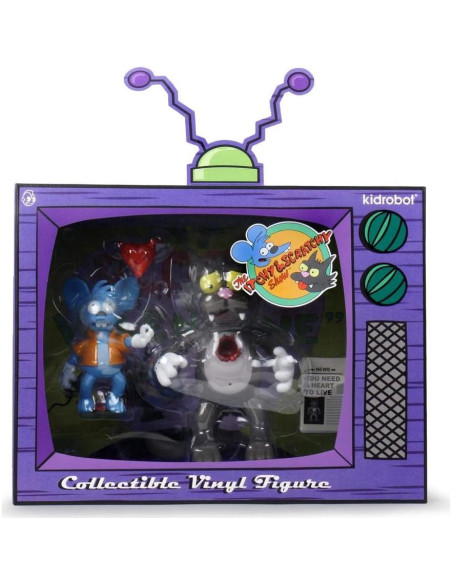 Figuras de Vinilo Itchy & Scratchy Kidrobot 12.7cm y 20.3cm Figuras de Vinilo Itchy & Scratchy Kidrobot 12.7cm y 20.3cm