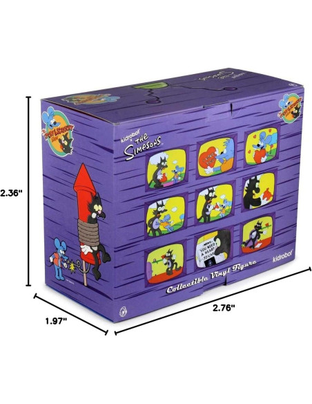 Figuras de Vinilo Itchy & Scratchy Kidrobot 12.7cm y 20.3cm Figuras de Vinilo Itchy & Scratchy Kidrobot 12.7cm y 20.3cm