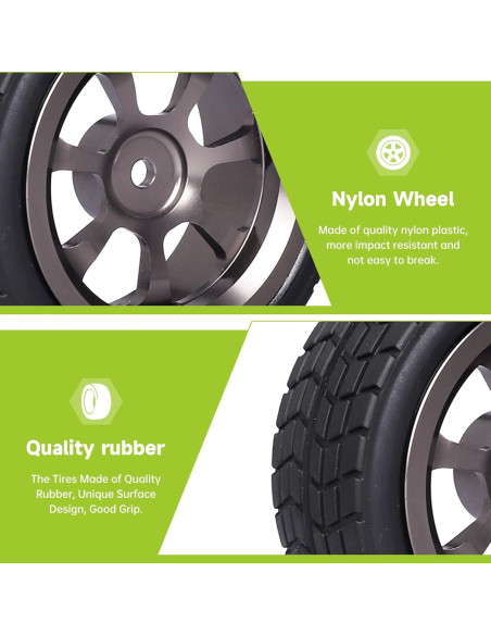 Llantas de Coche de Carreras 1/10 Hobbyfire Aluminio 67mm