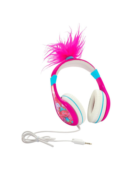 Auriculares con cable eKids Trolls TR-140 para niños - Control de volumen