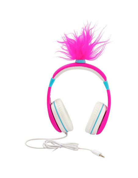 Auriculares con cable eKids Trolls TR-140 para niños - Control de volumen