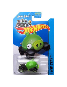 Auto de Juguete Hot Wheels Angry Birds Cerdo Minion 1:64