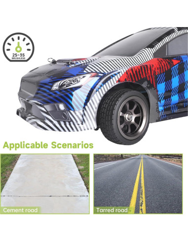 Llantas de Coche de Carreras 1/10 Hobbyfire Aluminio 67mm