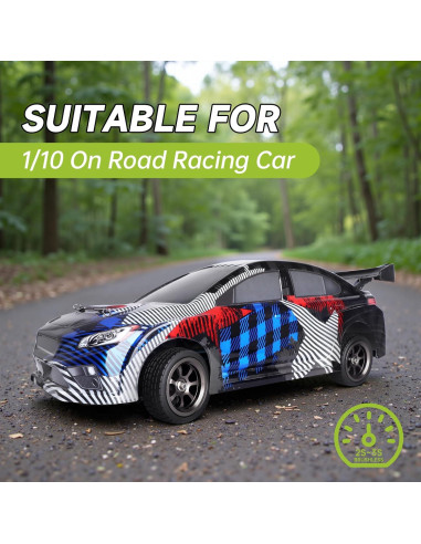 Llantas de Coche de Carreras 1/10 Hobbyfire Aluminio 67mm