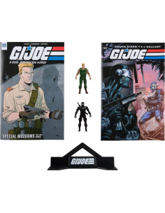 Figuras de Acción McFarlane Toys G.I. Joe Duke y Snake Eyes 3" 2