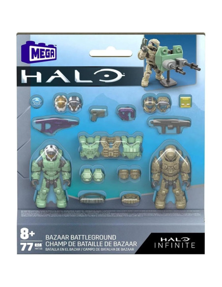 Juegos de Construcción MEGA Halo Infinite con 2 Figuras Micro