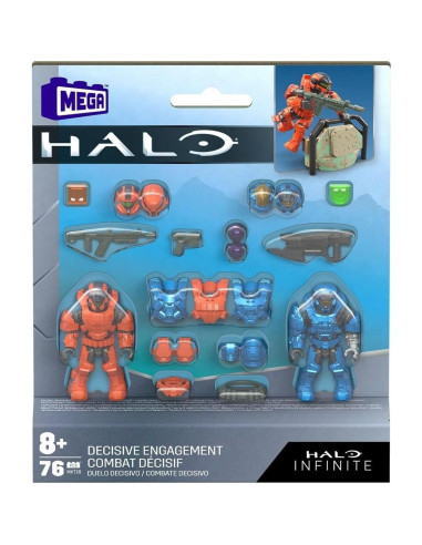 Juegos de Construcción MEGA Halo Infinite con 2 Figuras Micro