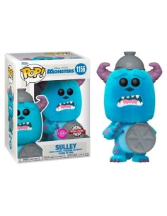 Funko Pop! Sulley Aterciopelado 20 Aniversario Monsters Inc