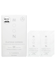 Tiras Blanqueadoras MOON Platinum - Sin Enjuague - 28 Unidades