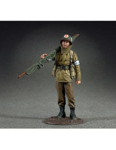 Figura de Metal W. Britain Médico Ejército EE. UU. 1:30 2