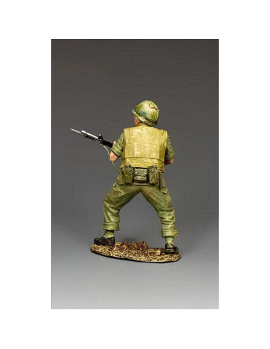 Soldado de Juguete Marine EE. UU. Vietnam 1:30 Pewter 6 cm