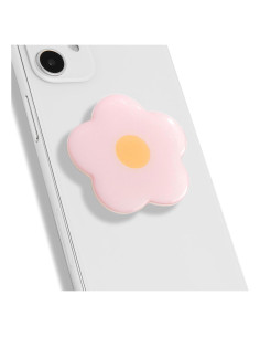 Soporte de agarre colapsable OnTheGrip Rosa - Diseño flor