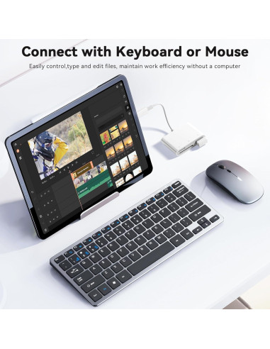 Lector de Tarjetas SD y Micro SD SUNTRSI para iPhone/iPad