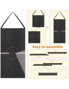 Estuche de exhibición JOYMOMO para mini figuras colgantes 22.4x10.2cm 2