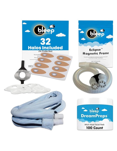 Kit de Inicio CPAP Bleep Eclipse | Máscara Nasal y Accesorios
