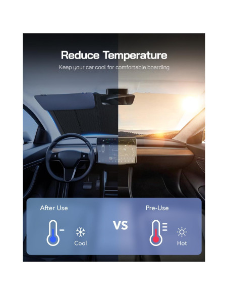 Protector Solar Plegable Pigenius para Toyota Sienna 2011-2020