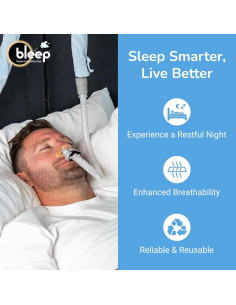Kit de Inicio CPAP Bleep Eclipse | Máscara Nasal y Accesorios 2