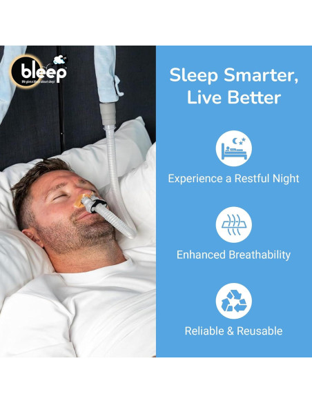 Kit de Inicio CPAP Bleep Eclipse | Máscara Nasal y Accesorios