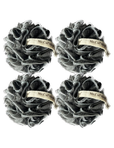 Paquete de 4 Esponjas de Ducha Exfoliantes Mr.Cui'shop 75g