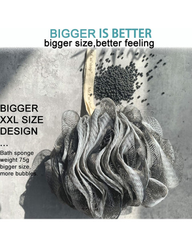 Paquete de 4 Esponjas de Ducha Exfoliantes Mr.Cui'shop 75g