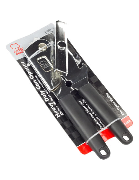Abrelatas Chef Craft Acero Inoxidable 19 cm con Abridor Botellas
