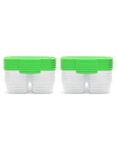 Contenedores de Almacenamiento de Comida Sistema Nest It 10 Pzas