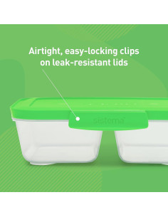 Contenedores de Almacenamiento de Comida Sistema Nest It 10 Pzas 2