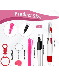 Juego de 12 Bolígrafos para Enfermeras DIVINA VITAE con Llavero 2